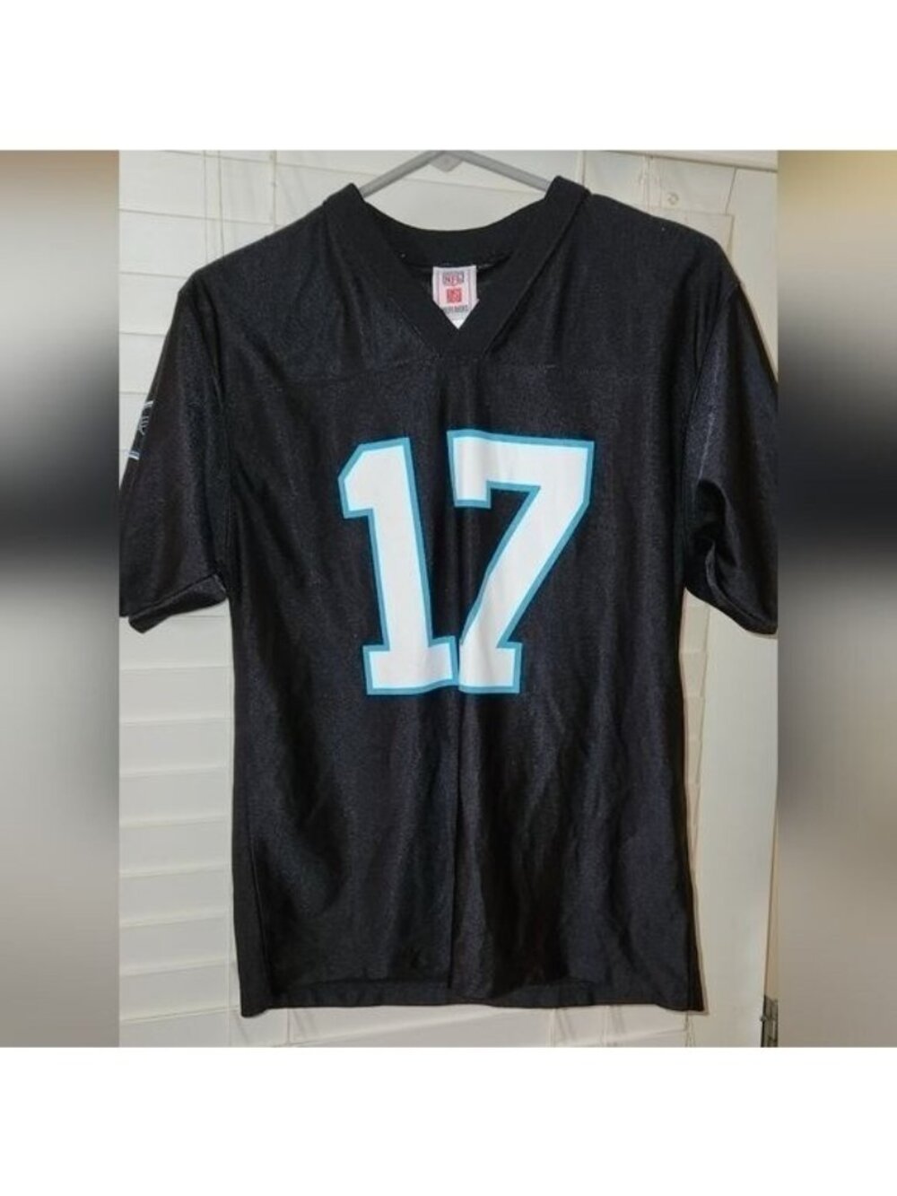 JAKE DELHOMME CAROLINA PANTHERS #17 jersey  players YOUTH LARGE (14/16)